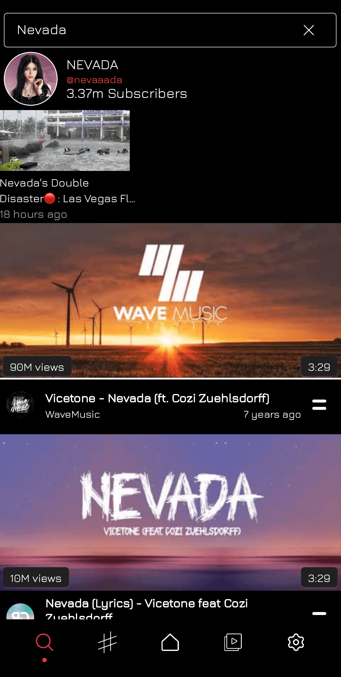 Song recognition interface